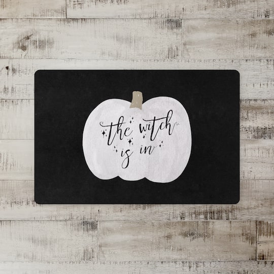Witch Pumpkin Floor Mat